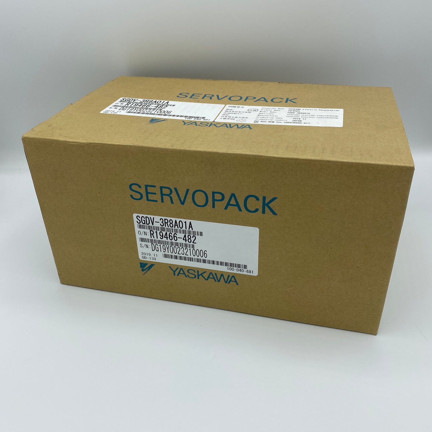 安川電機 サーボパック SGDV-3R8A01A ACサーボドライブ パルス列指令形 | 八雲機械工具