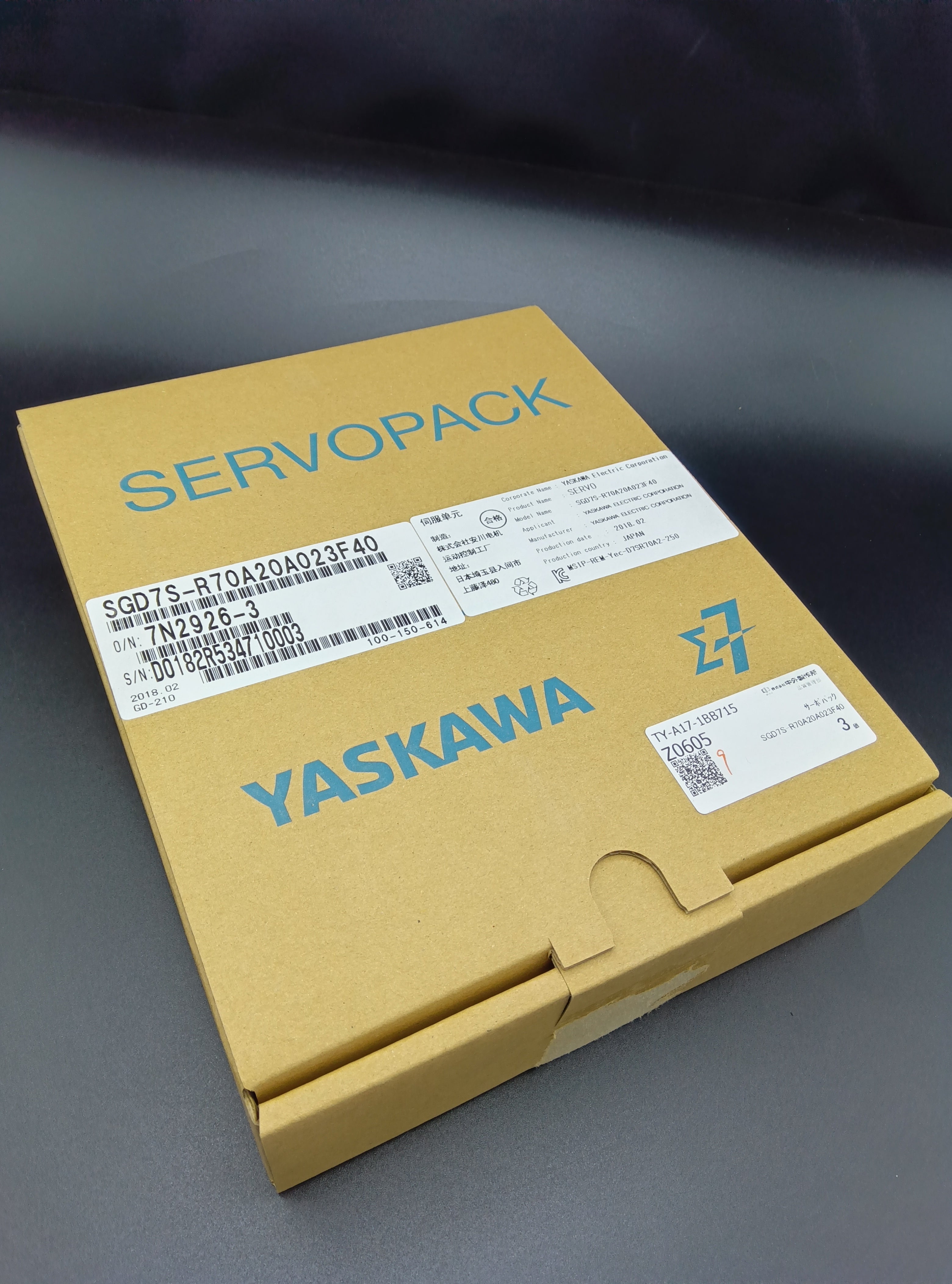 安川電機 SGD7S-R70A20A023F40 サーボパック YASKAWA| 八雲機械工具