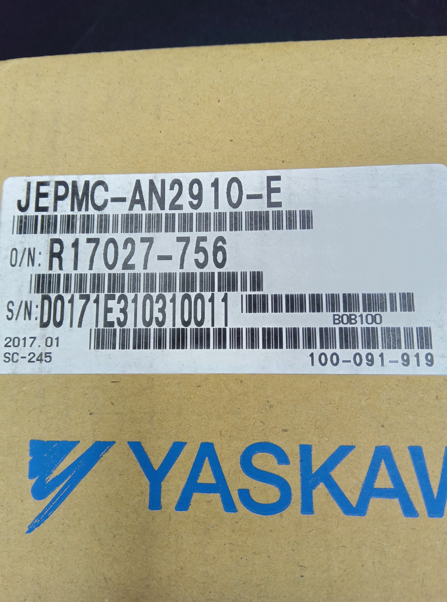安川電機  JEPMC-AN2910-E サーボパック YASKAWA