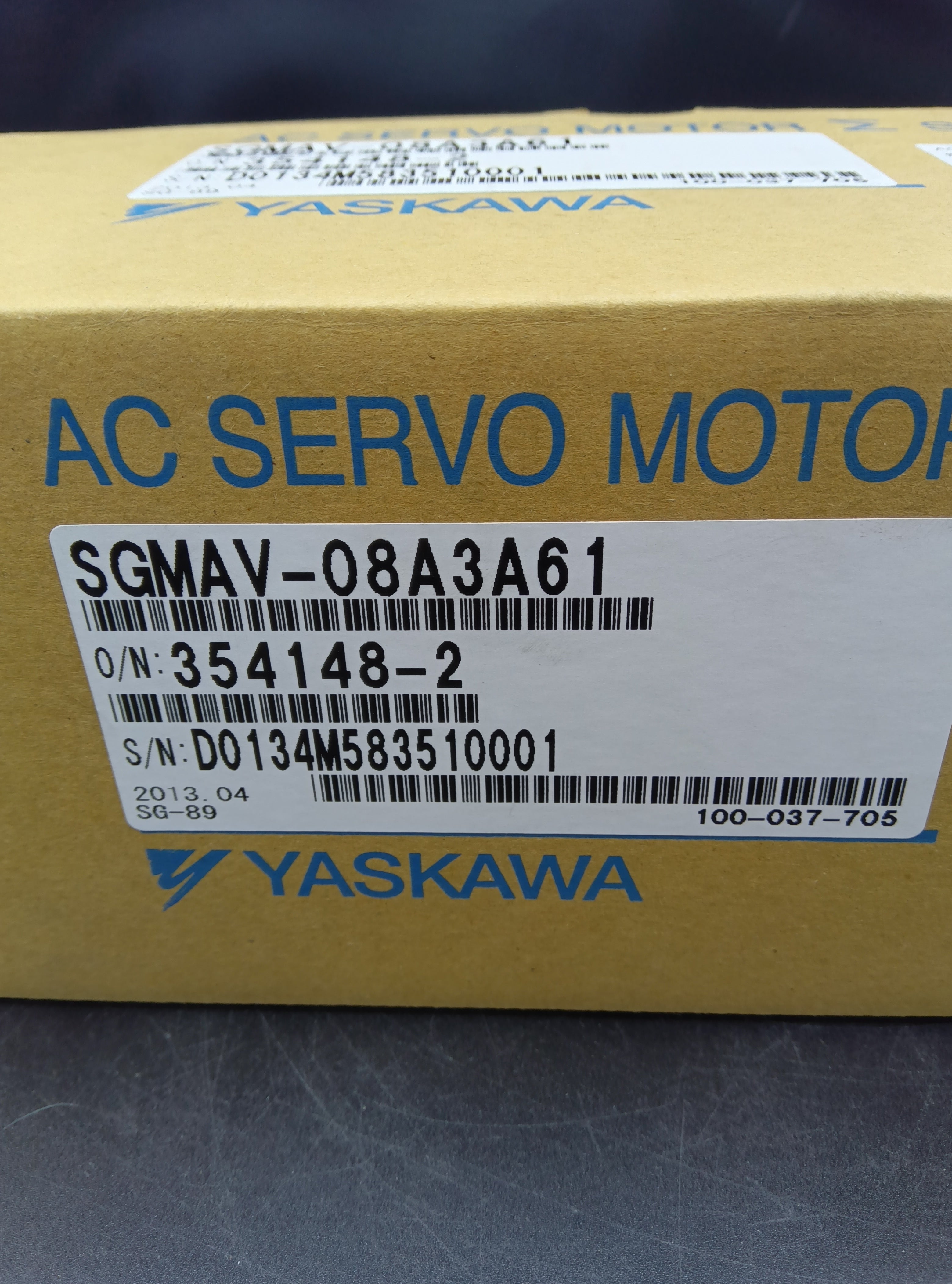 安川電機 SGMAV-08A3A61 サーボモータ YASKAWA| 八雲機械工具