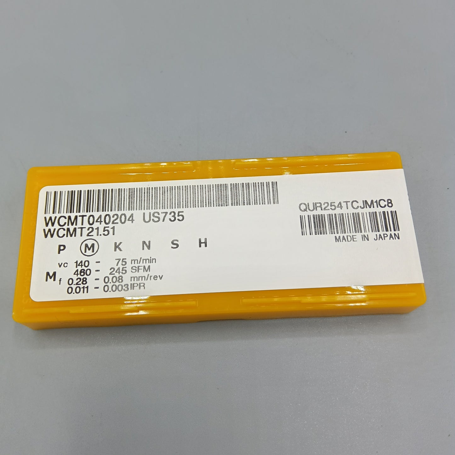 MITSUBISHI WCMT040204 US735 เม็ดมีด