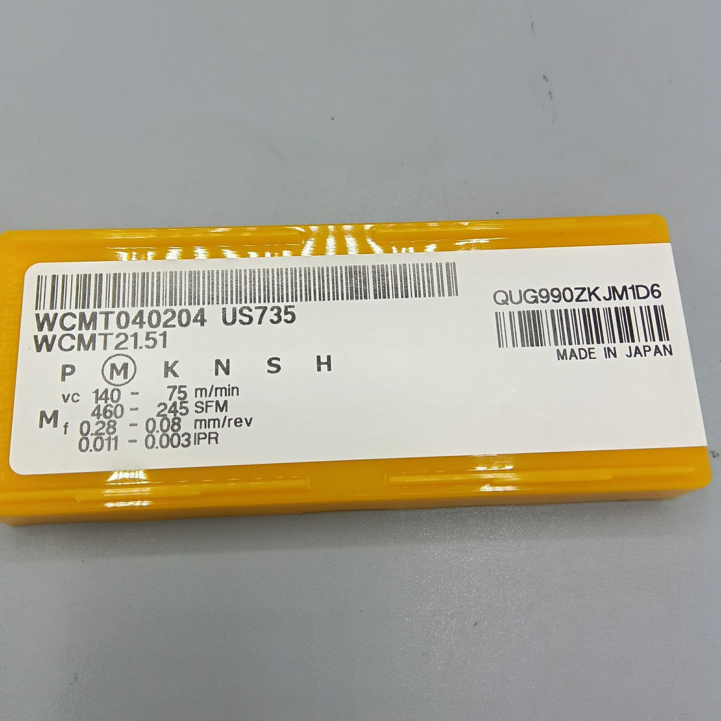 MITSUBISHI WCMT040204 US735 เม็ดมีด