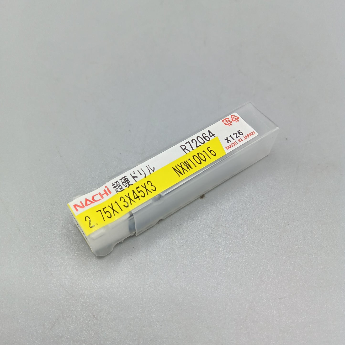 ナチ 2.75x13x45x3 X126 ドリル　nachi | 八雲機械工具