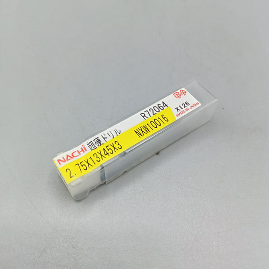 ナチ 2.75x13x45x3 X126 ドリル　nachi | 八雲機械工具