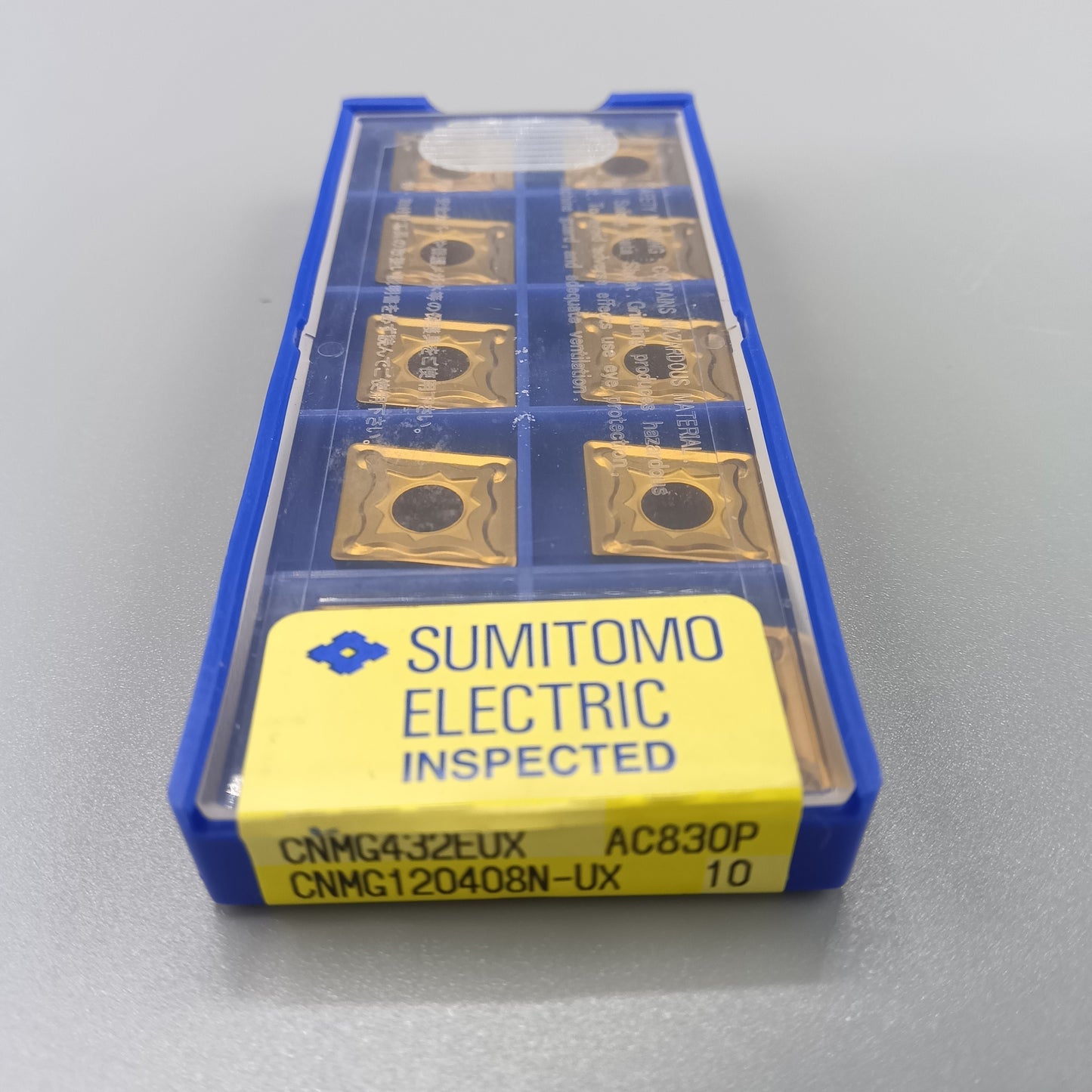 SUMITOMO ELECTRIC HARDMETAL CNMG120408N-UX  AC830P เม็ดมีด