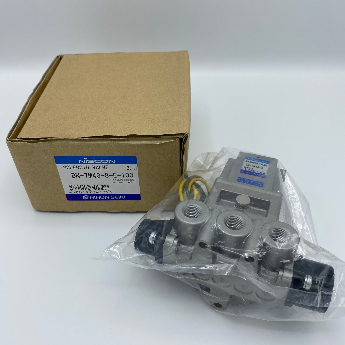 Niscon BN-7M43-8-E100 4-way solenoid valve 7M series solenoid valve