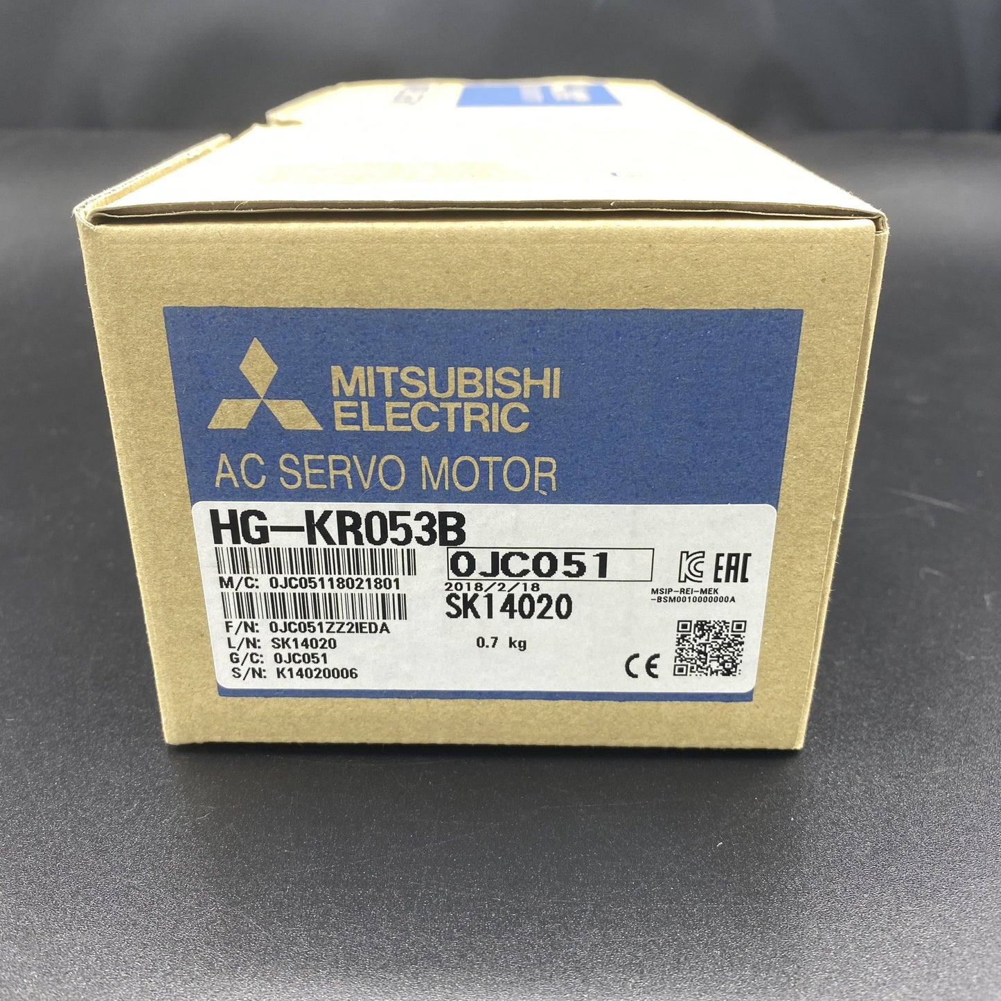 Mitsubishi Electric HG-KR053B Servo Motor/Pack