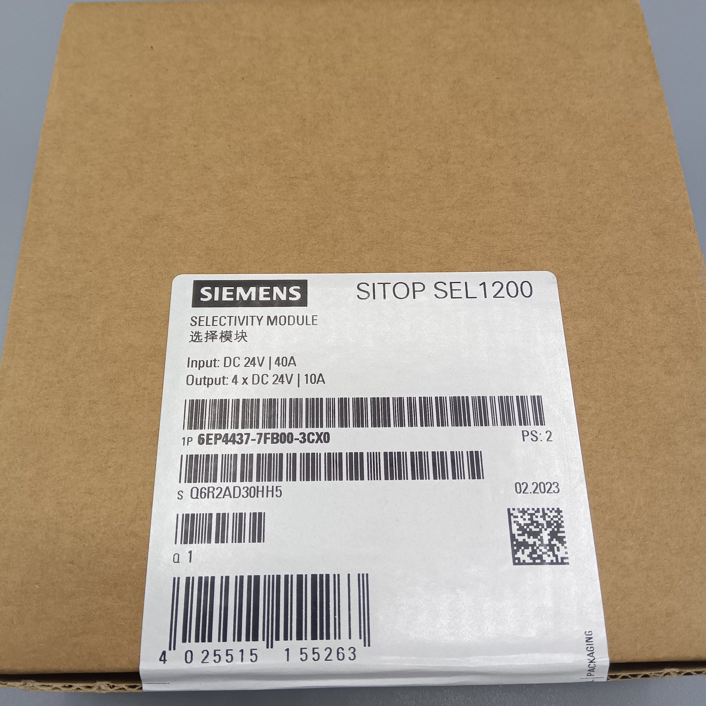 SIEMENS SITOP SEL1200 PLC selective module