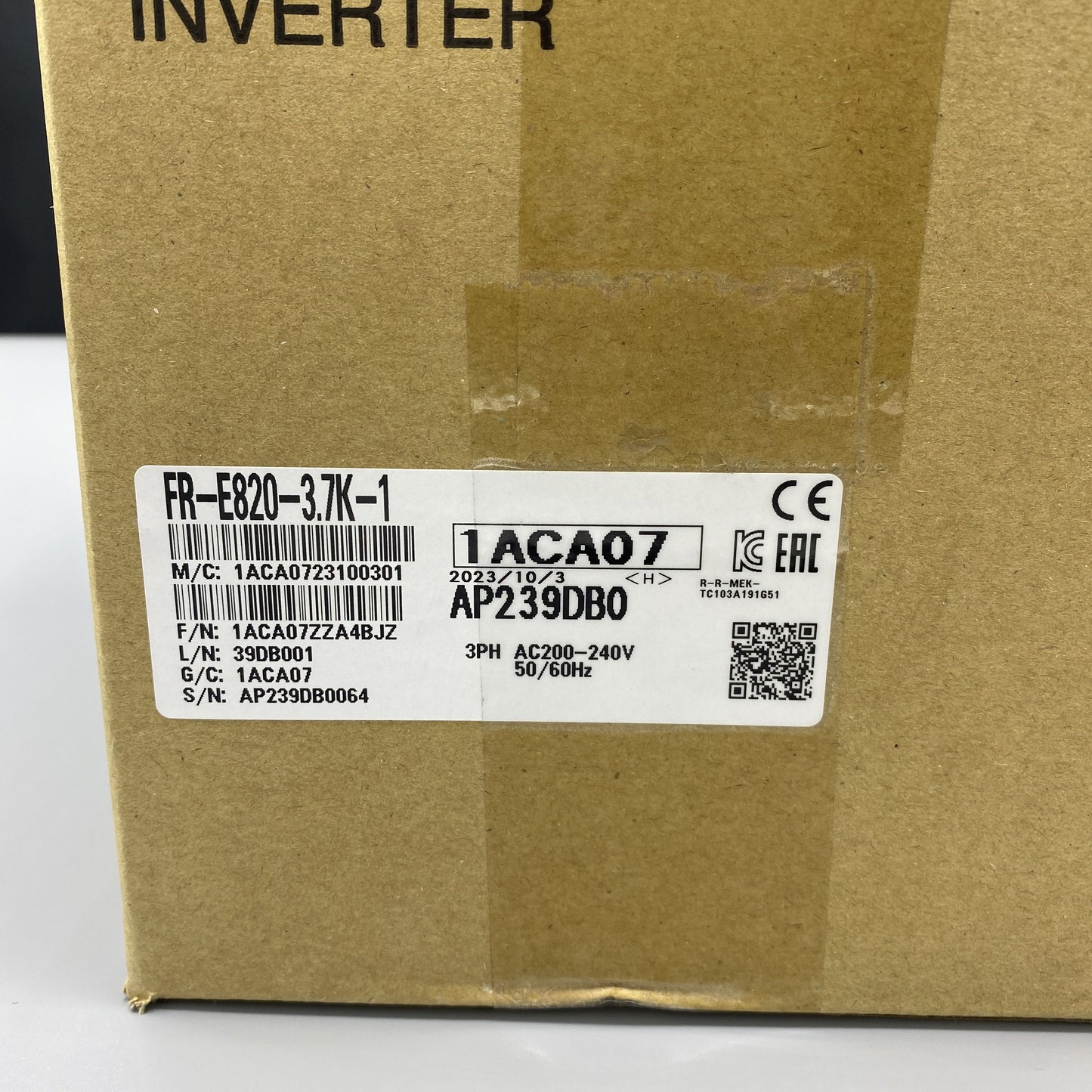 Mitsubishi Electric FR-E820-3.7k-1 Inverter FREQROL-E800 series