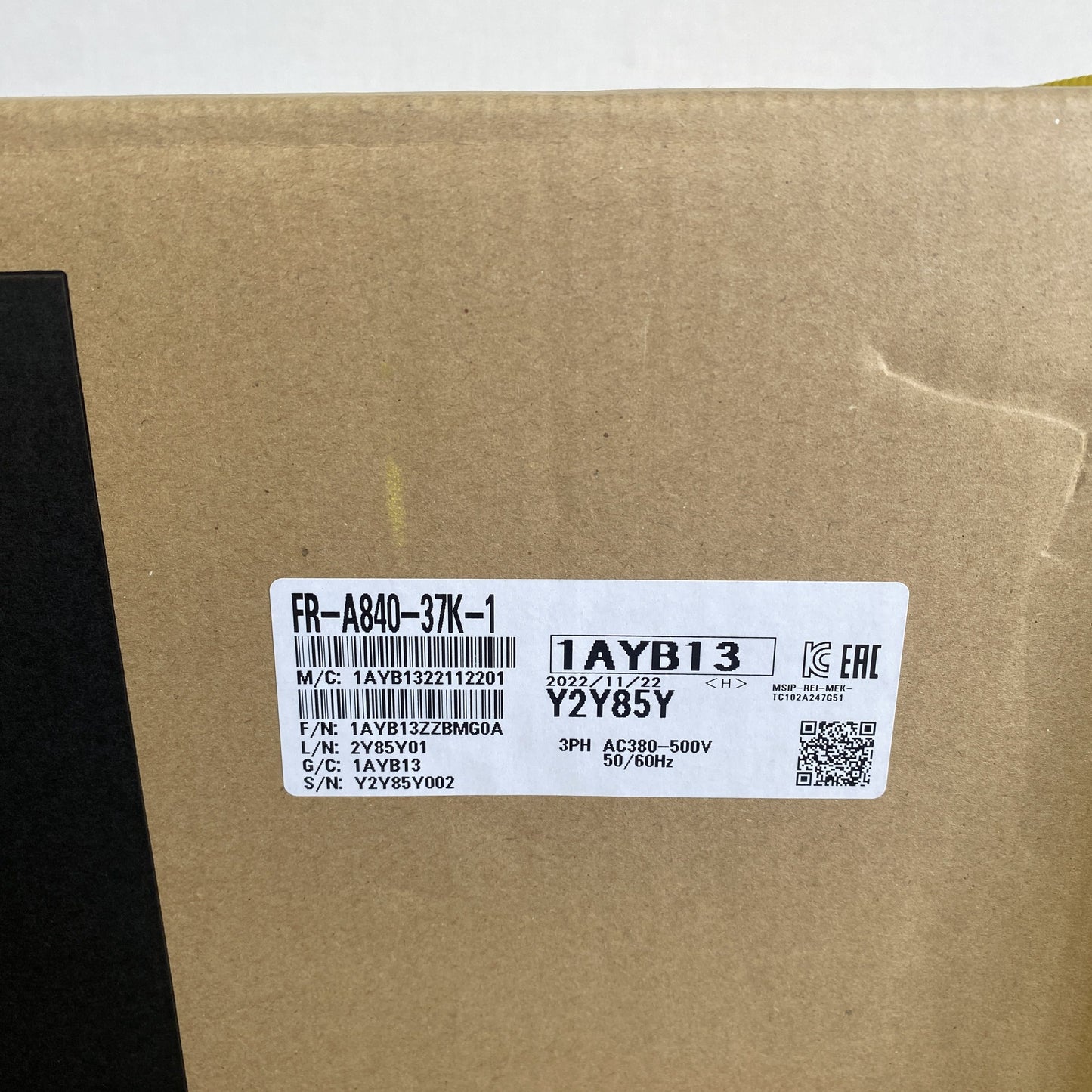 三菱電機 FR-A840-37K-1 ｲﾝﾊﾞｰﾀ