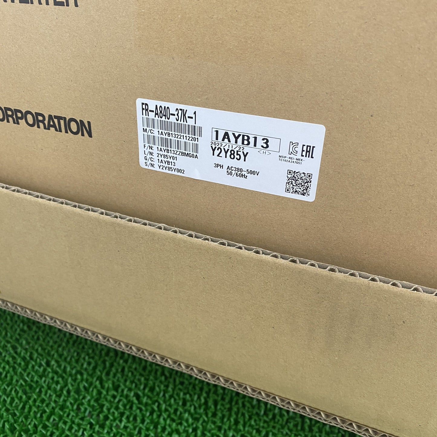 三菱電機 FR-A840-37K-1 ｲﾝﾊﾞｰﾀ