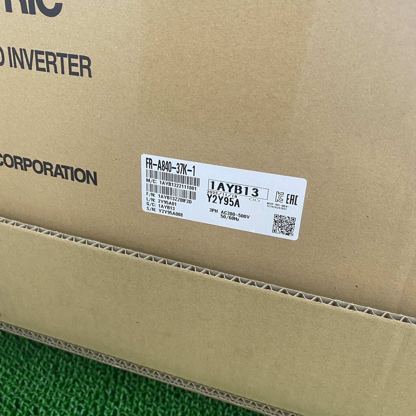 三菱電機 FR-A840-37K-1 ｲﾝﾊﾞｰﾀ