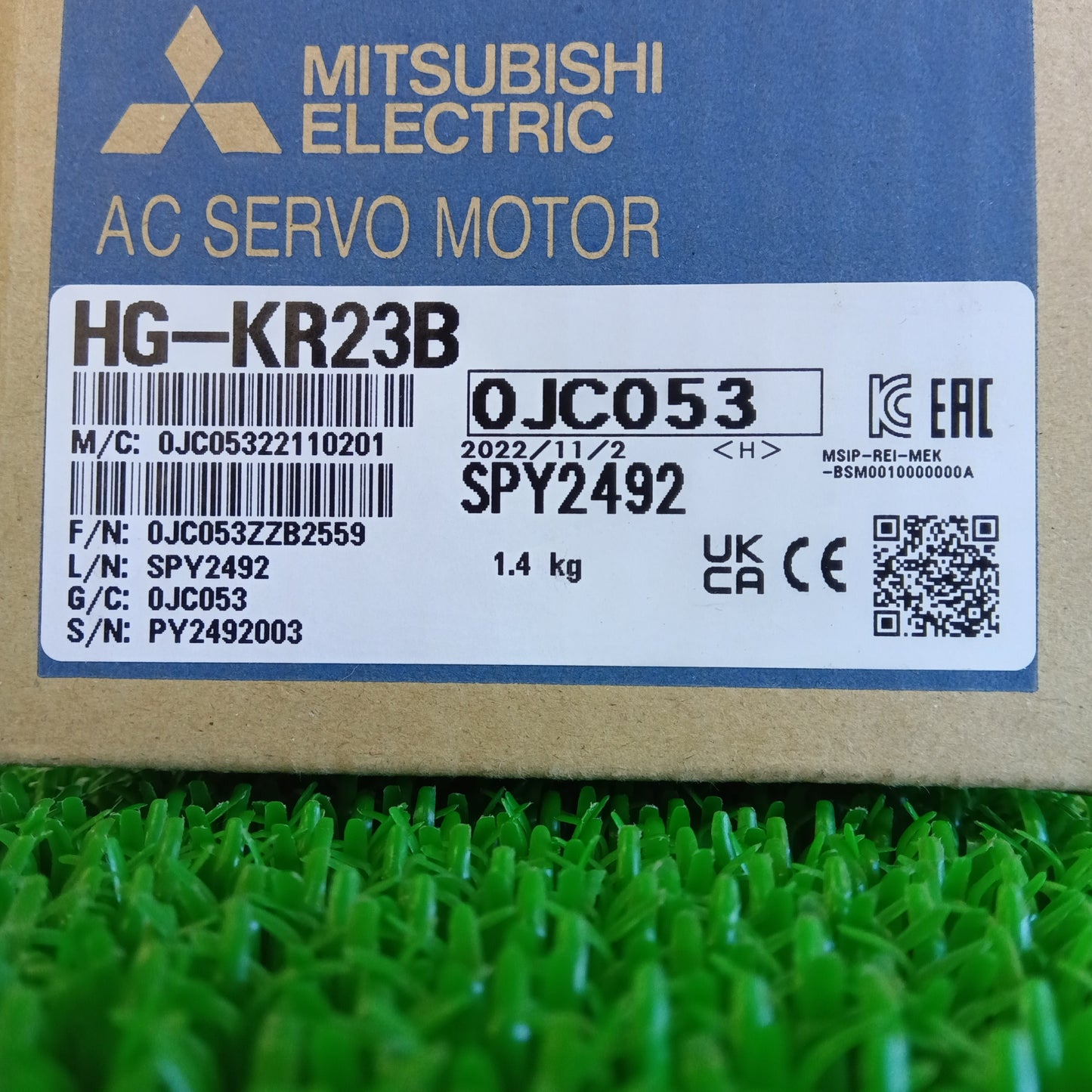 三菱電機 HG-KR23B サーボモーター 保管品