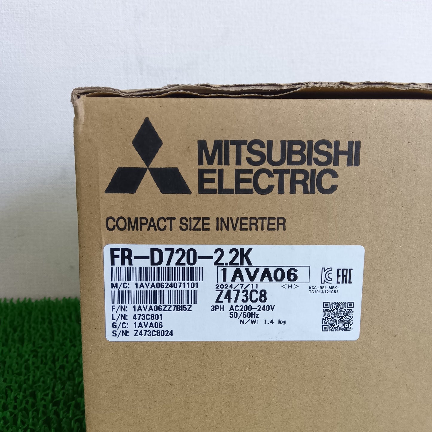 三菱電機 FR-D720-2.2K インバータ 開封済未使用