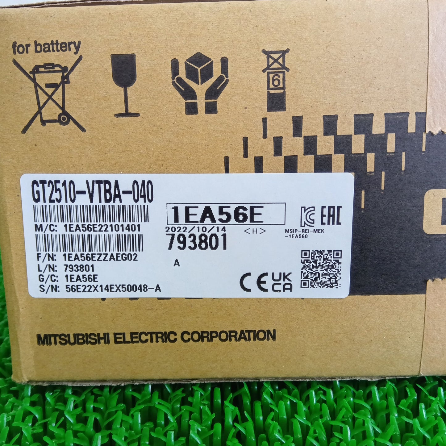 三菱電機 GT2510-VTBA-040 タッチパネル 未使用新品