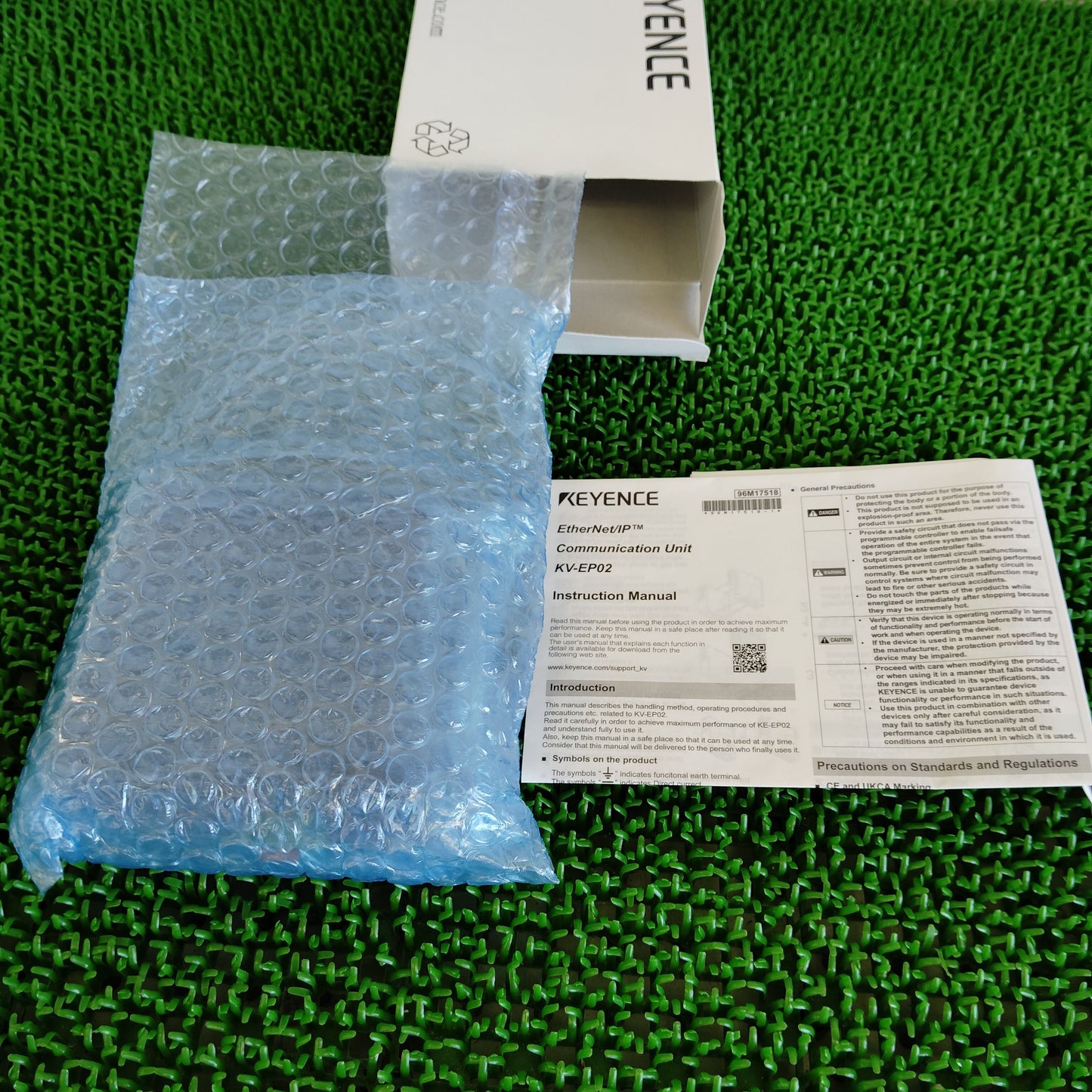 キーエンス KV-EP02  EtherNet/IPユニット 外箱文字記入
