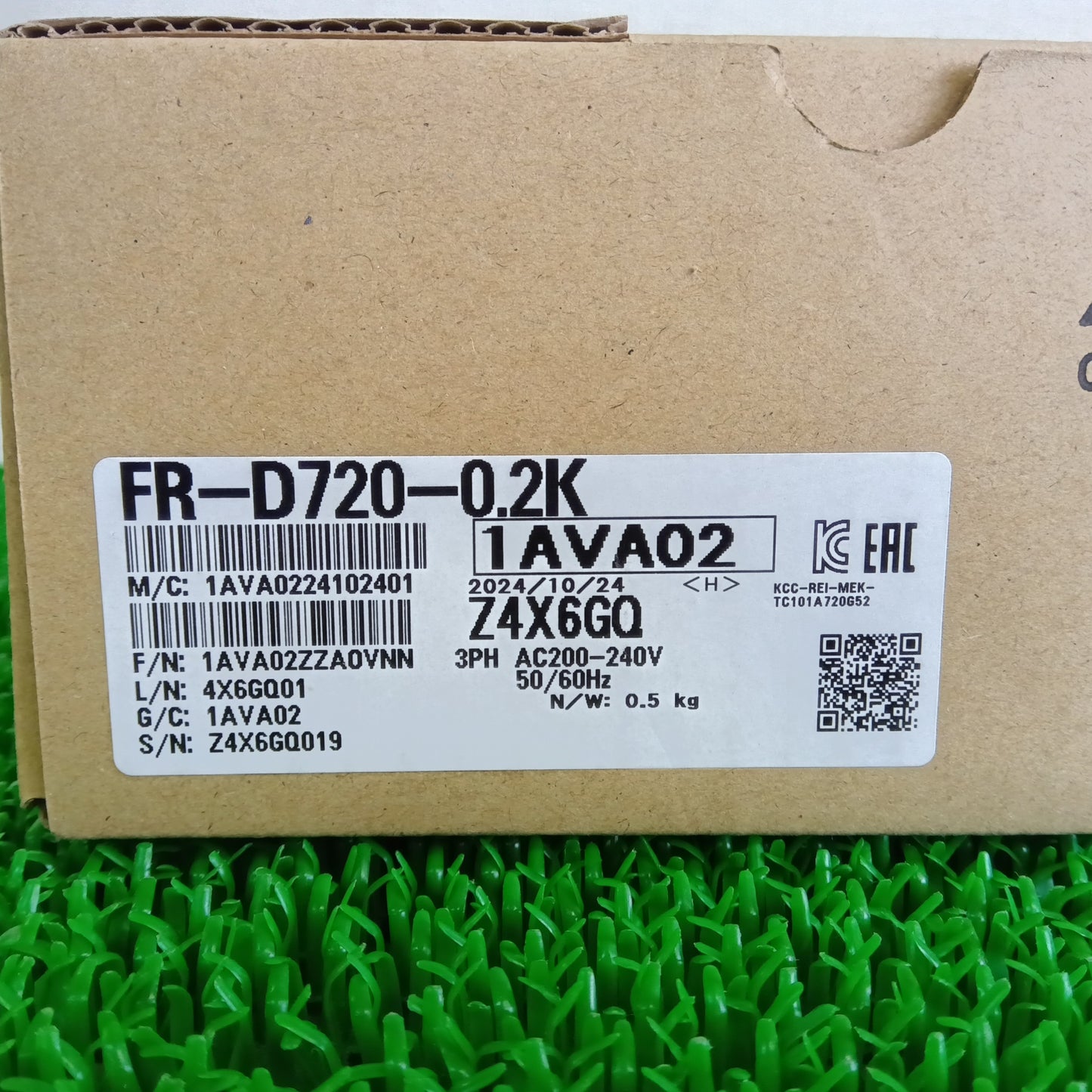 三菱電機 FR-D720-0.2K インバーター