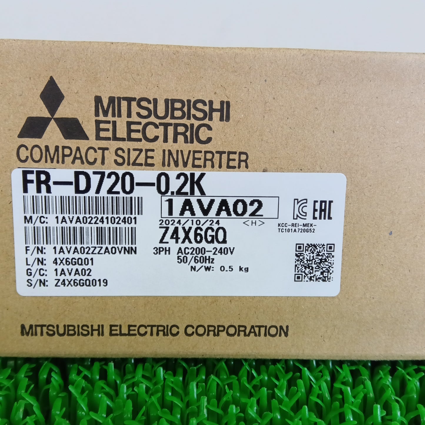 三菱電機 FR-D720-0.2K インバーター