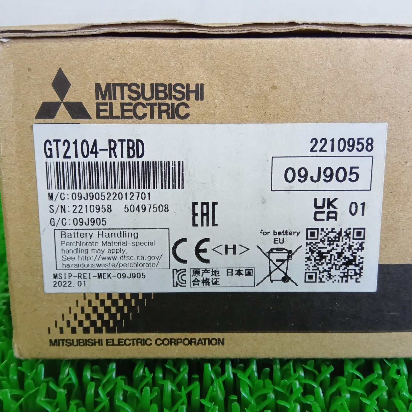 三菱電機 GT2104-RTBD タッチパネル