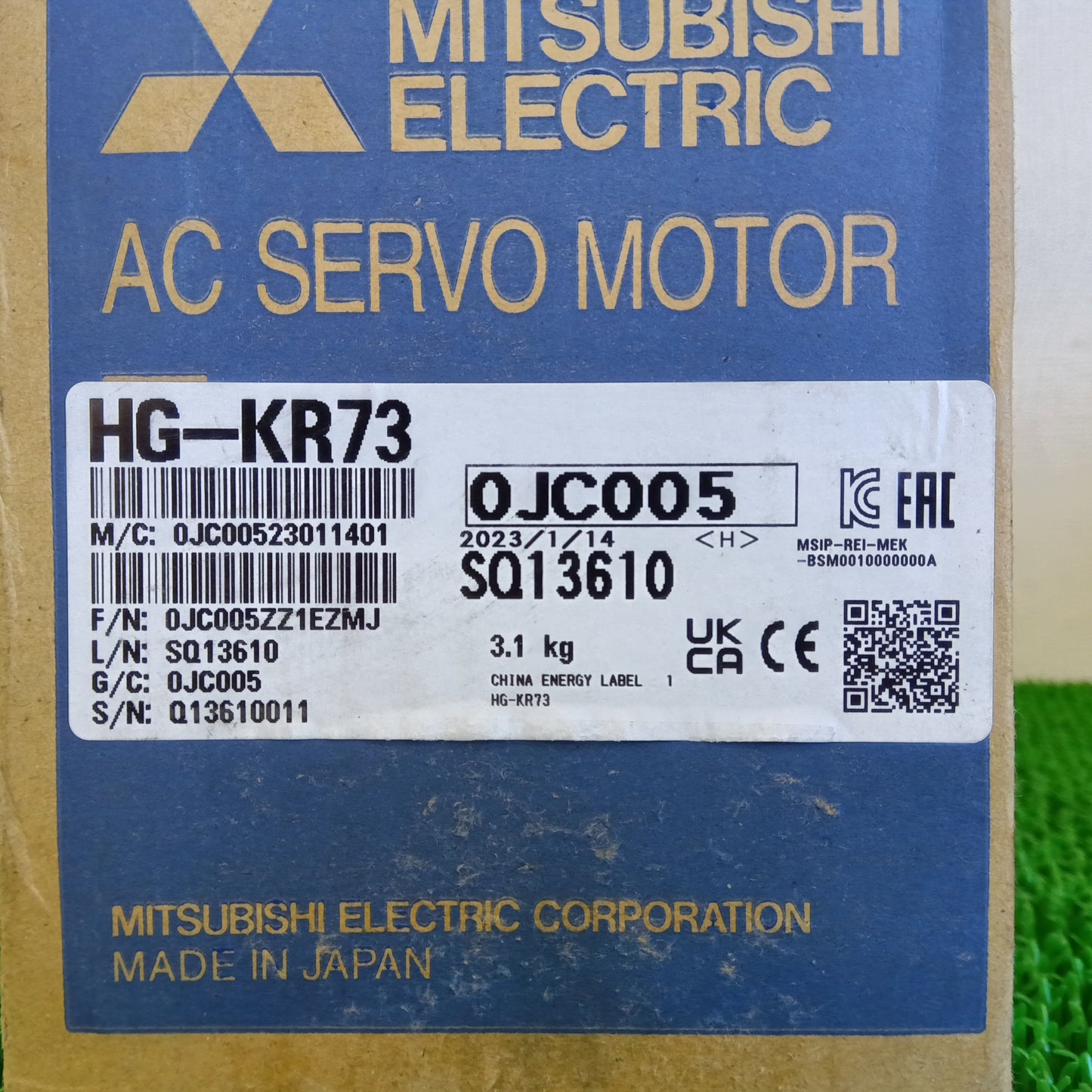 三菱電機 HG-KR73 サーボモーター 未開封