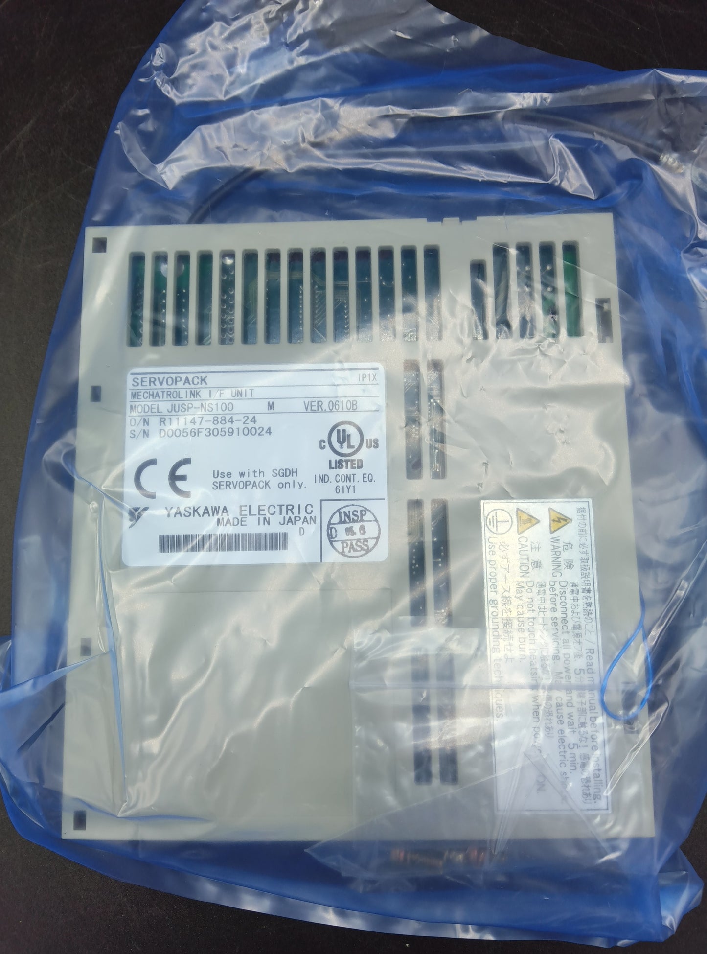 Yaskawa Electric JUSP-NS100 MECHATROLINK I/F Unit JUSP-NS100