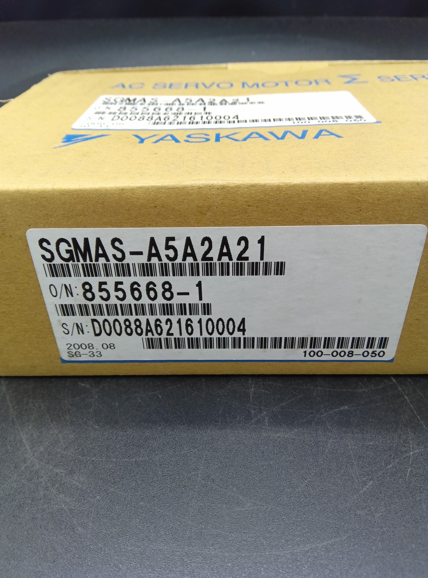 Yaskawa Electric SGMAS-A5A2A21 Servo Motor/Pack