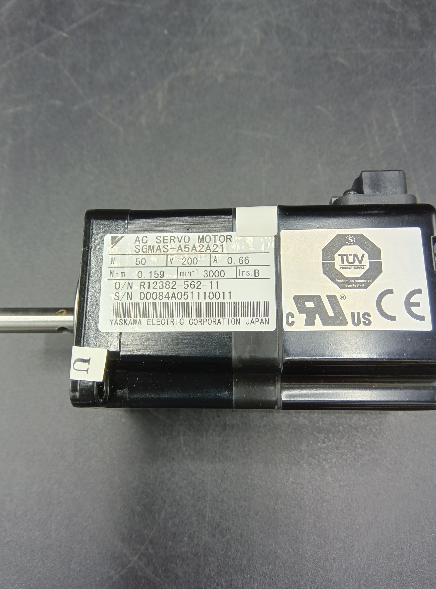 Yaskawa Electric SGMAS-A5A2A21 Servo Motor/Pack