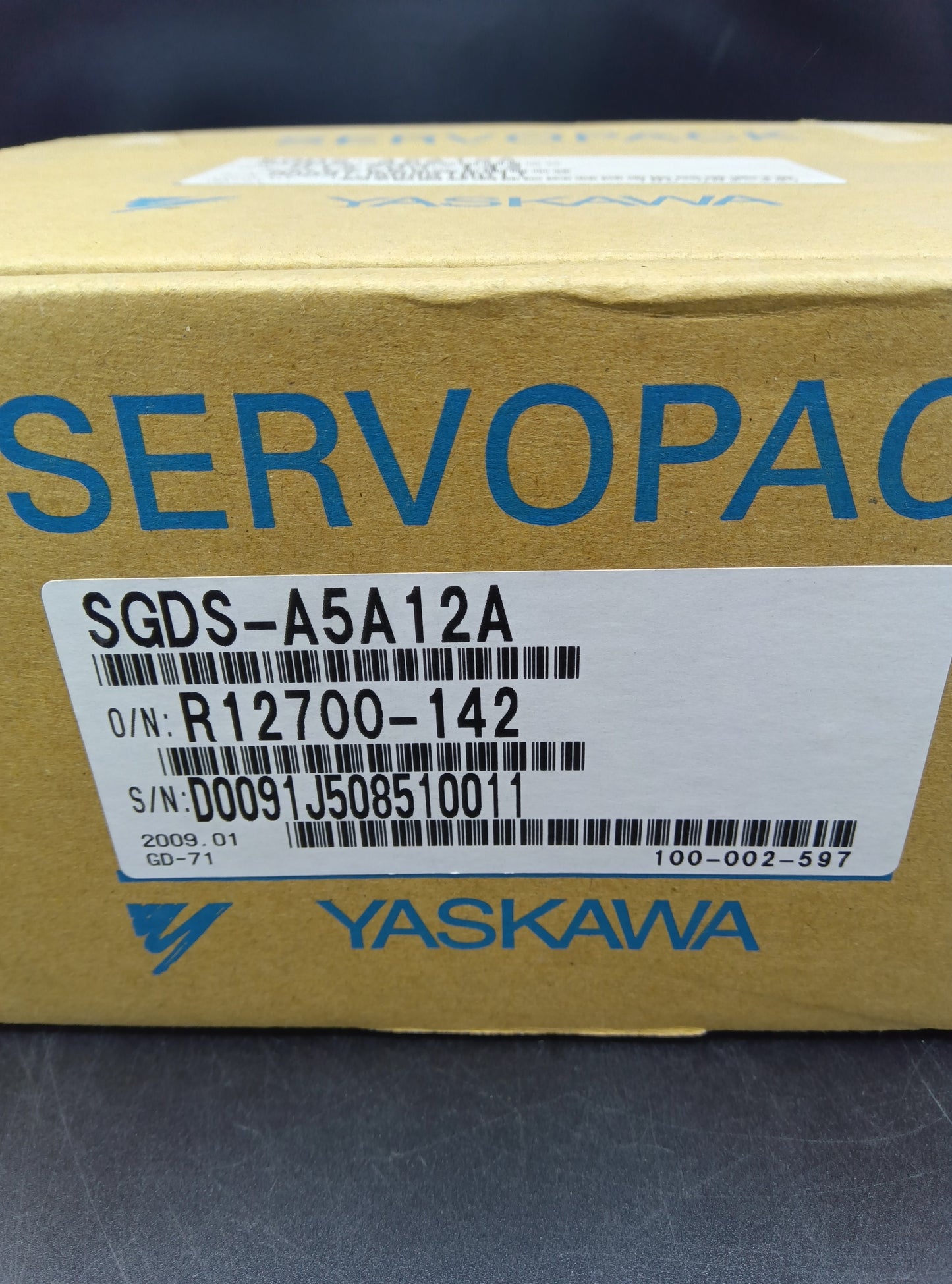 Yaskawa Electric SGDS-A5A12A Servo Motor/Pack