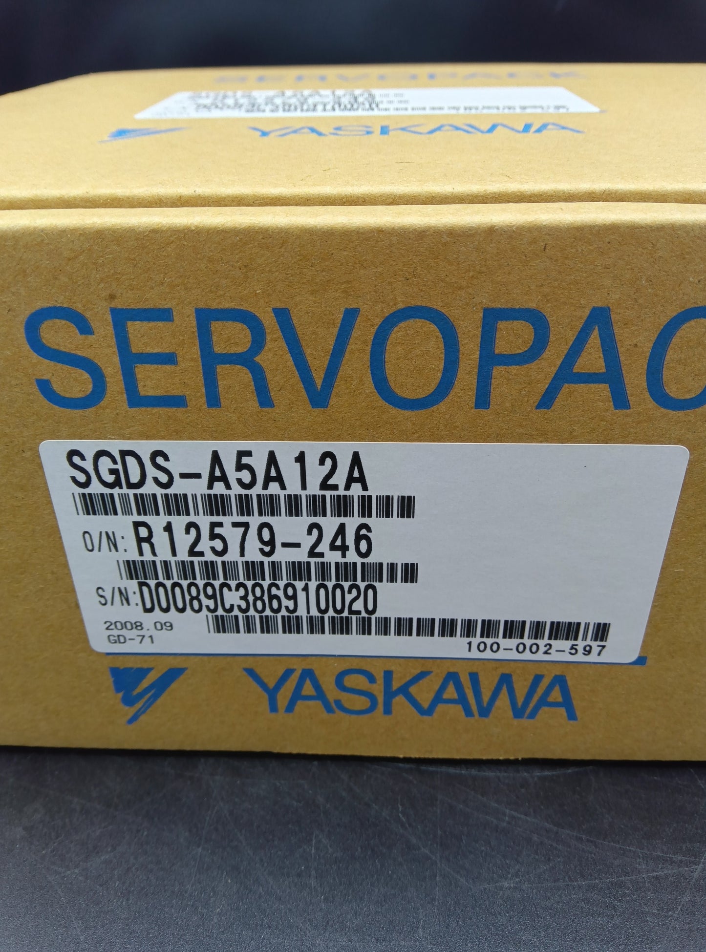 Yaskawa Electric SGDS-A5A12A Servo Motor/Pack