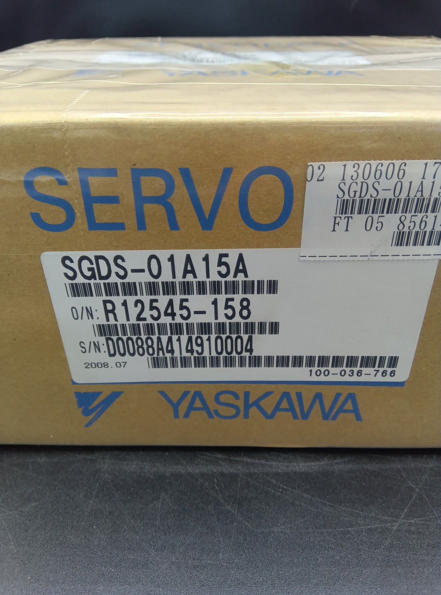 Yaskawa Electric SGDS-01A15A Servo Motor/Pack