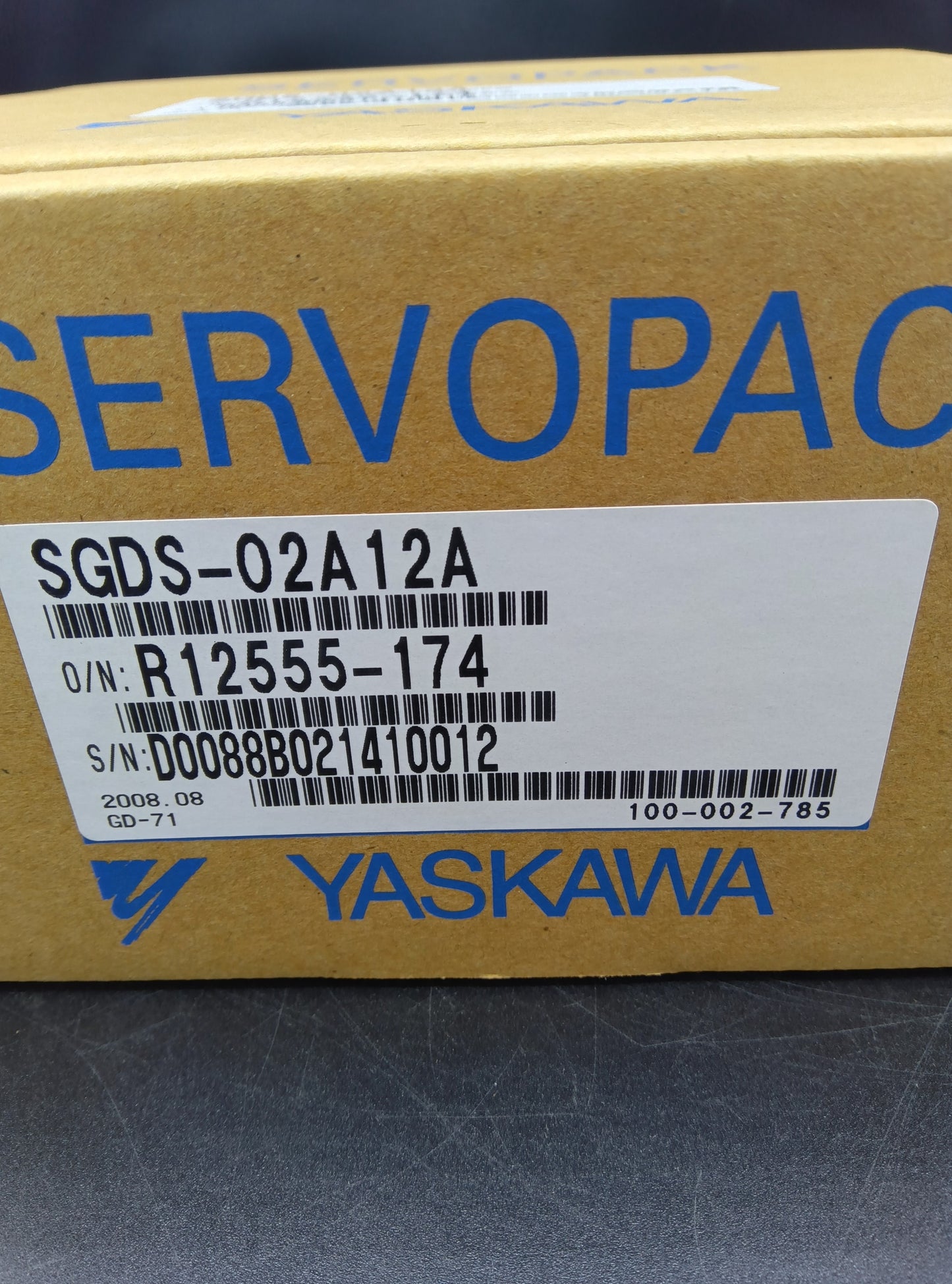 Yaskawa Electric SGDS-02A12AServo Motor/Pack