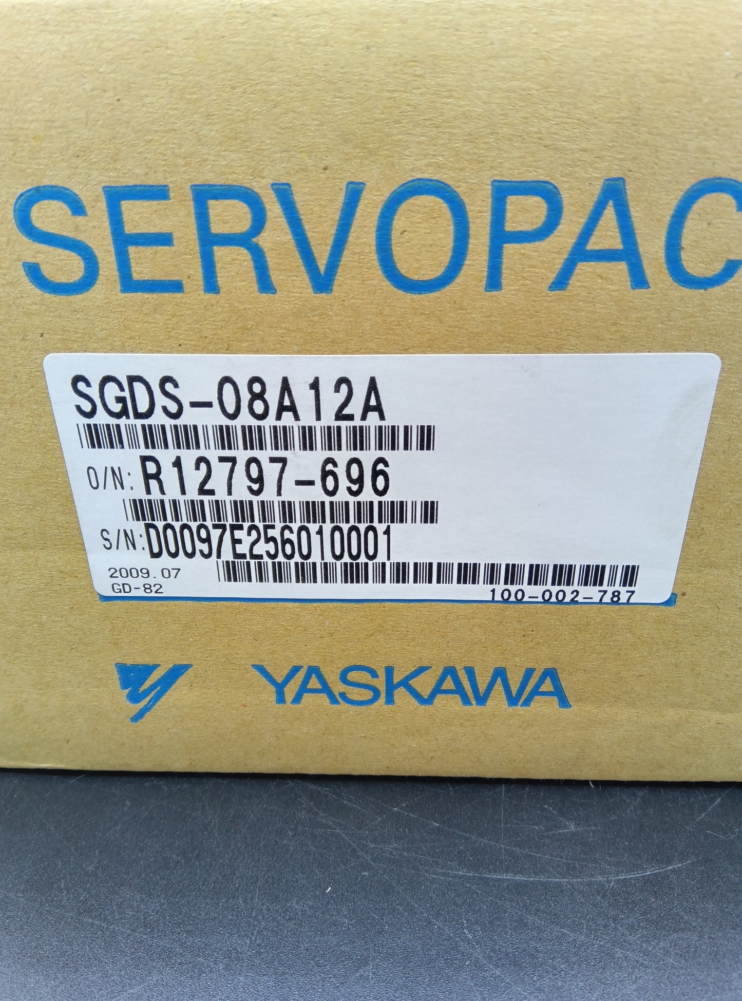 Yaskawa Electric SGDS-08A12A Servo Motor/Pack