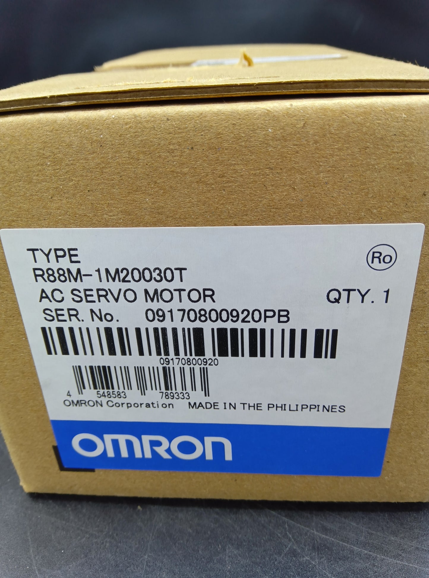 OMRON R88M-1M20030T AC Servo Motor/Pack 1S series