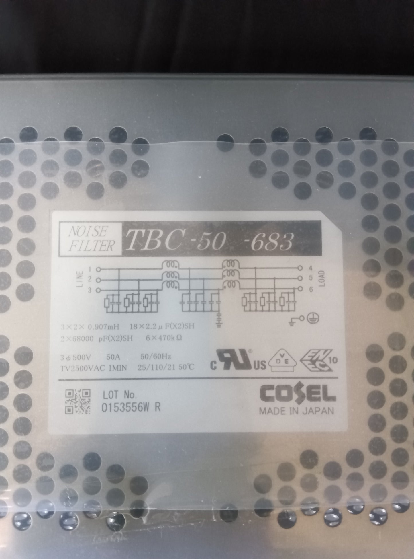 COSEL TBC-50-683 Noise filter