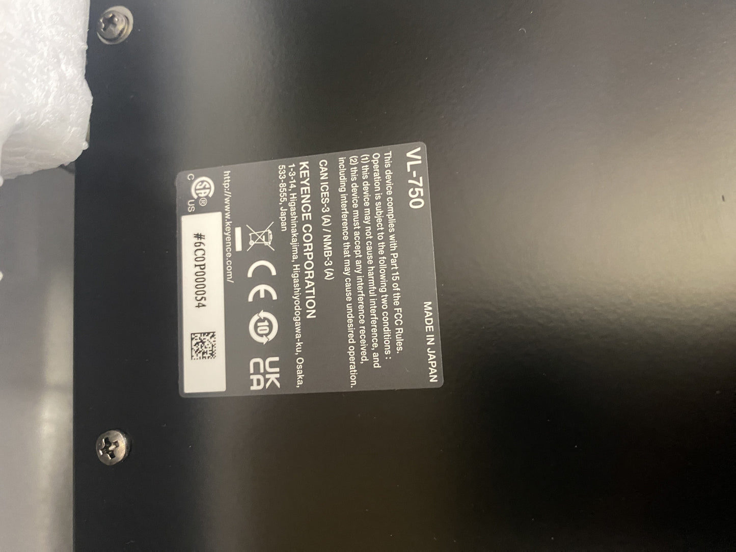 キーエンス VL-700, VL-750, VL-770, OP-88145 中古 3Dスキャナ型 三次元測定機