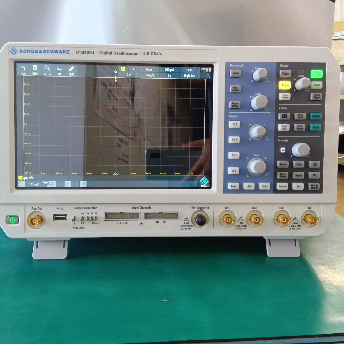 ローデ・シュワルツ Rohde&Schwarz デジタル・オシロスコープ RTB2004 2.5GSa/s 70MHz 中古 | 八雲機械工具