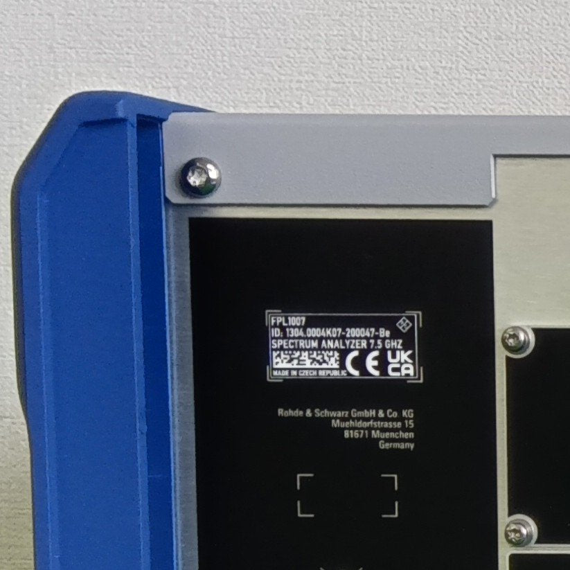 ローデ・シュワルツ FPL1007一式 スペクトラムアナライザー 中古 | 八雲機械工具