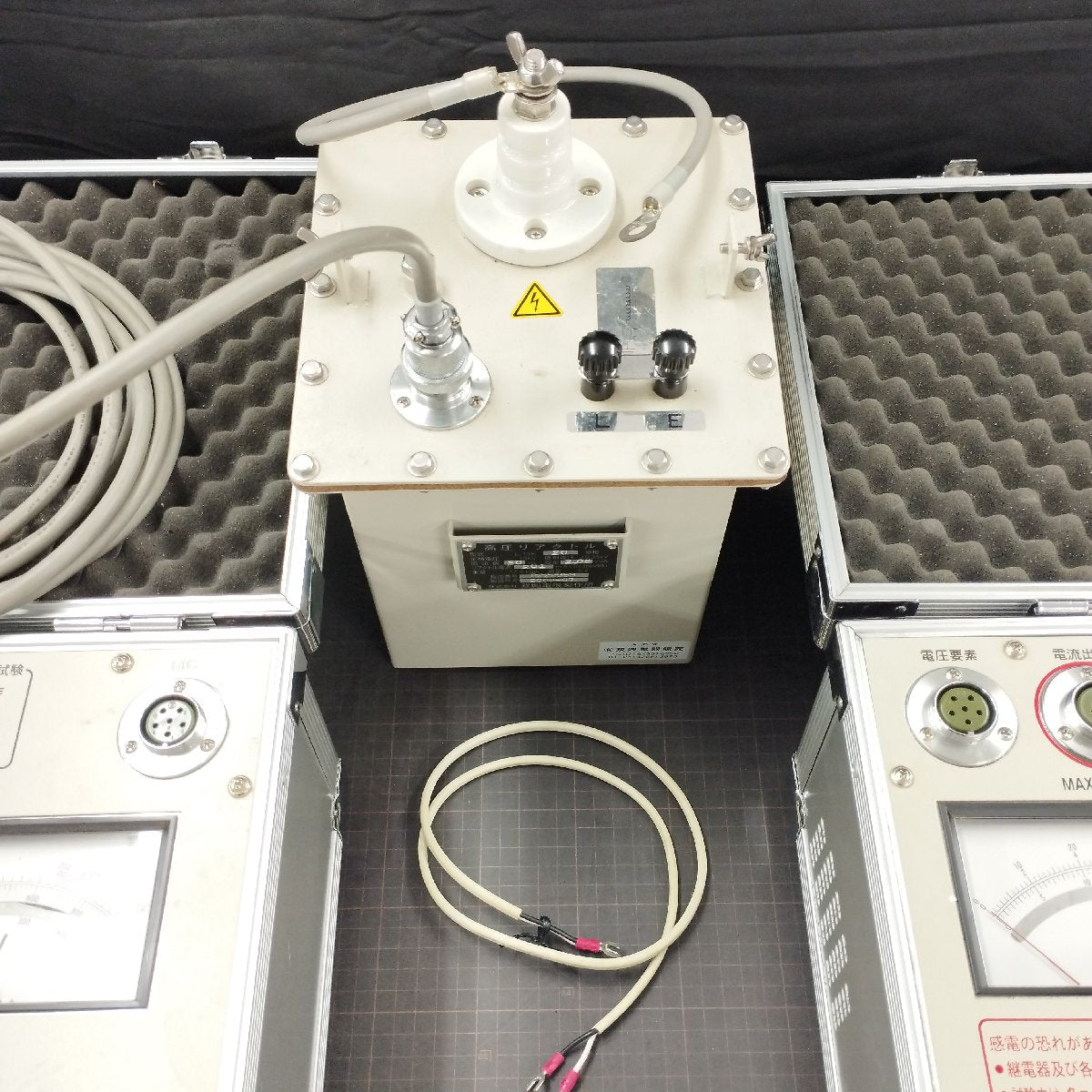 双興電機製作所 OCR-50CK, TVD-1000K, L-13K 中古 過電流・地絡継電器試験装置 電圧要素テスタ 高圧リアクトル | 八雲機械工具