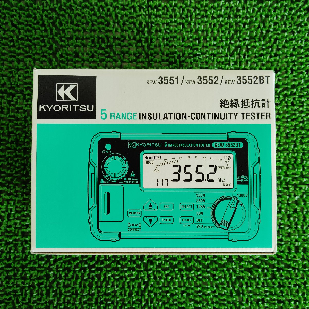 共立電気計器 KYORITSU 3552BT 絶縁抵抗計 未使用 | 八雲機械工具