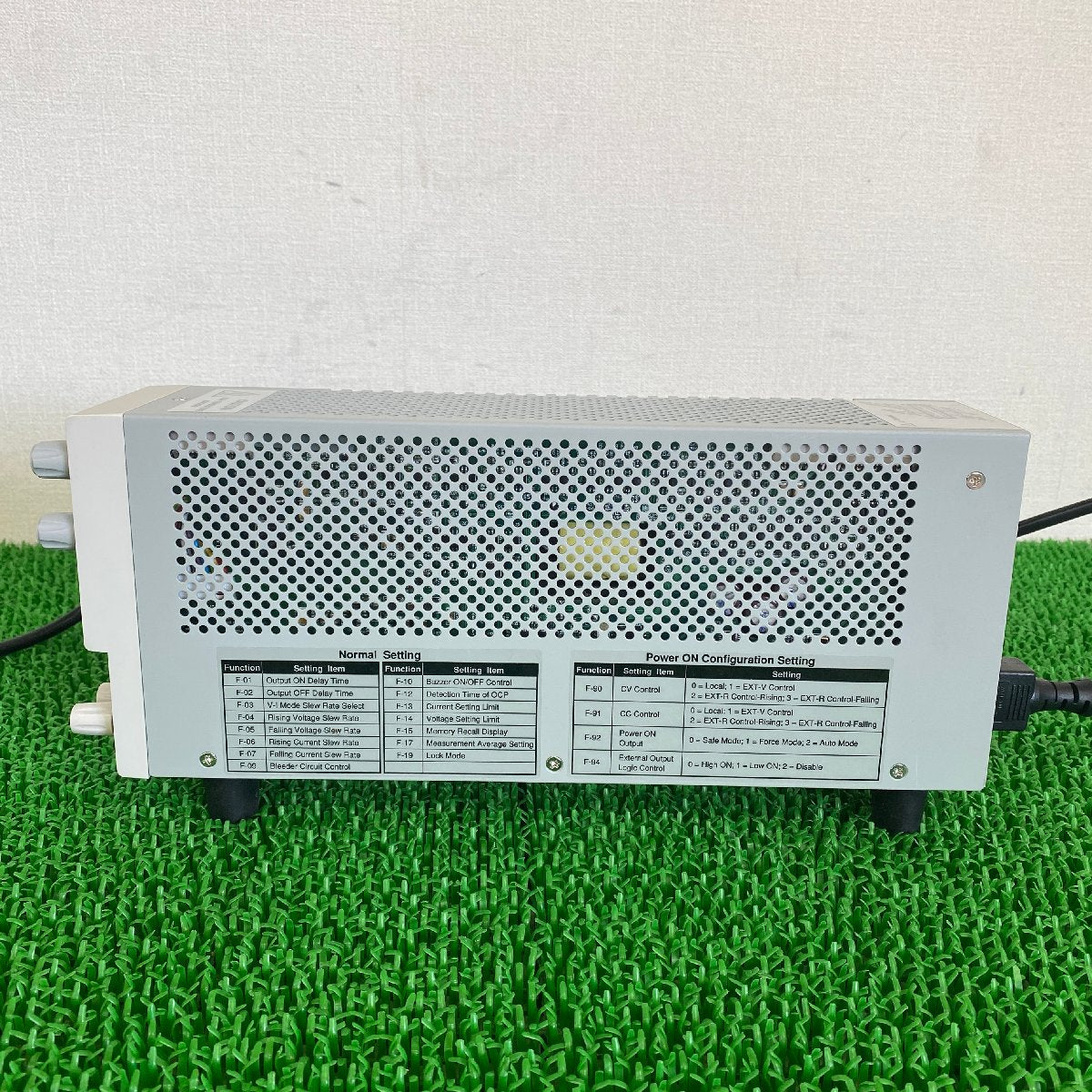 テクシオ TEXIO PFR-100L50 ファンレス・ワイドレンジ直流安定化電源 中古 | 八雲機械工具