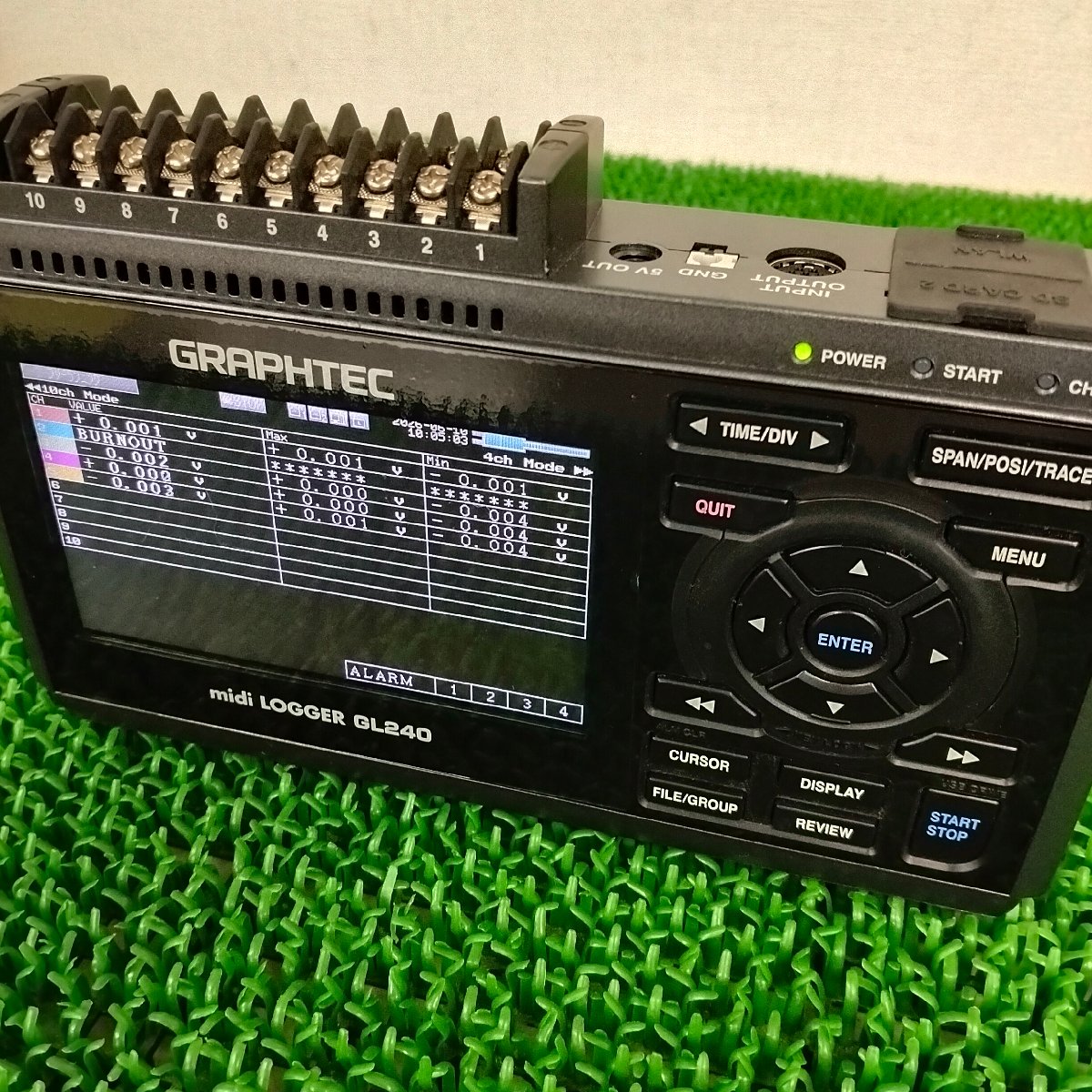 グラフテック GL240 データロガー 中古　Graphtec | 八雲機械工具