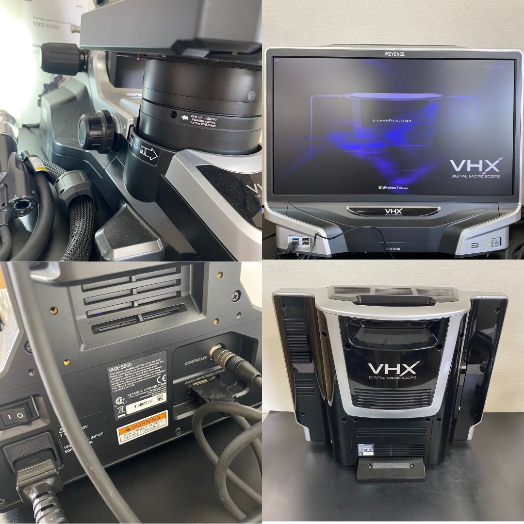 キーエンス VHX-5000 / VHX-5020 / VHX-S550 デジタルマイクロスコープ 中古 レンズなし | 八雲機械工具