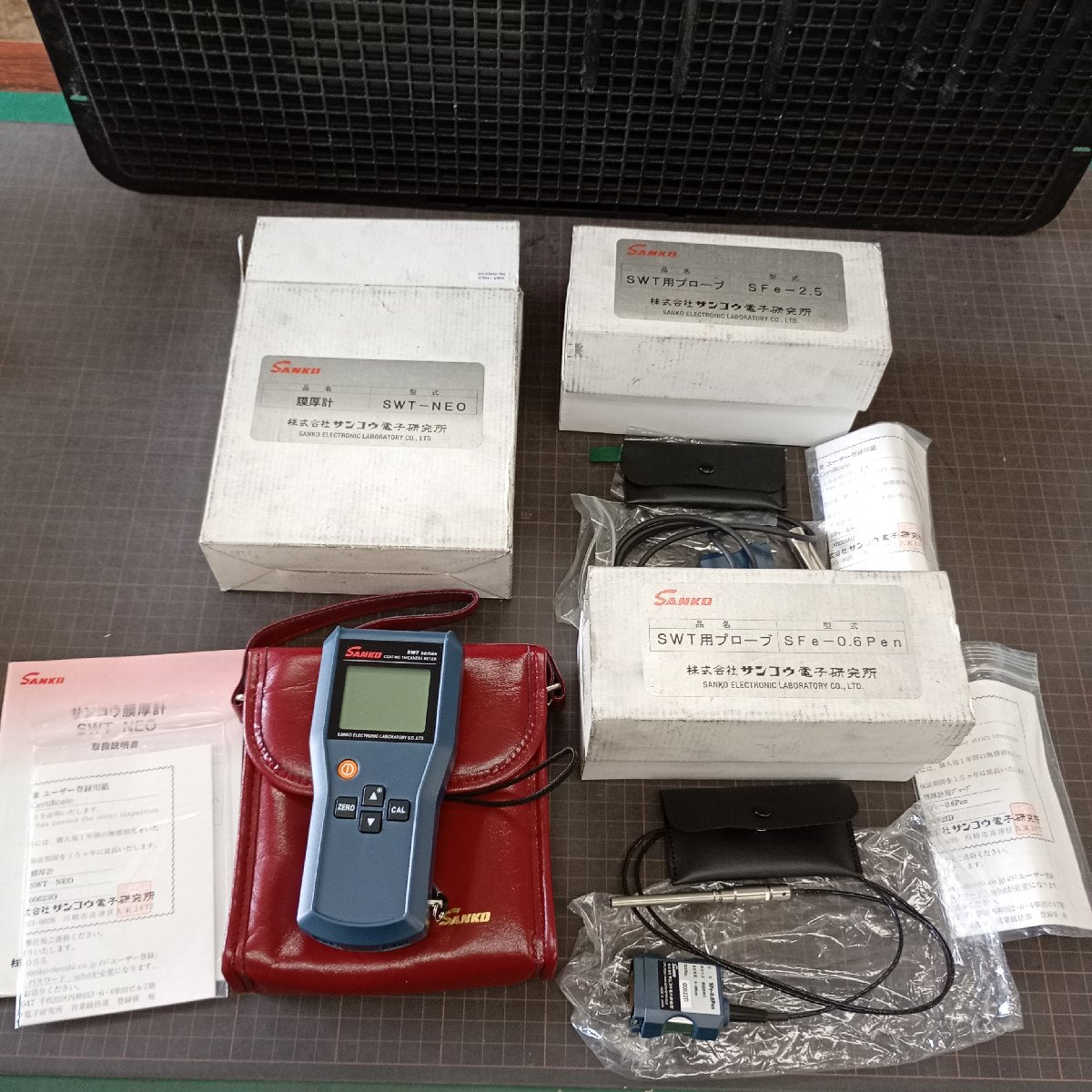 サンコウ電子 SWT-NEO / SFe-2.5 / SFe-0.6Pen 膜厚計 開封済未使用 | 八雲機械工具