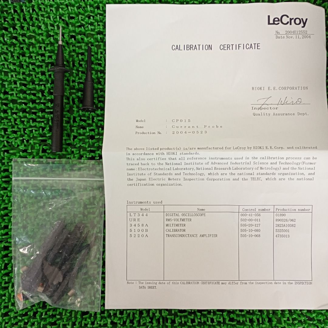 LeCroy 454L / CP015 x4 デジタルオシロスコープ 中古 カバー付き | 八雲機械工具