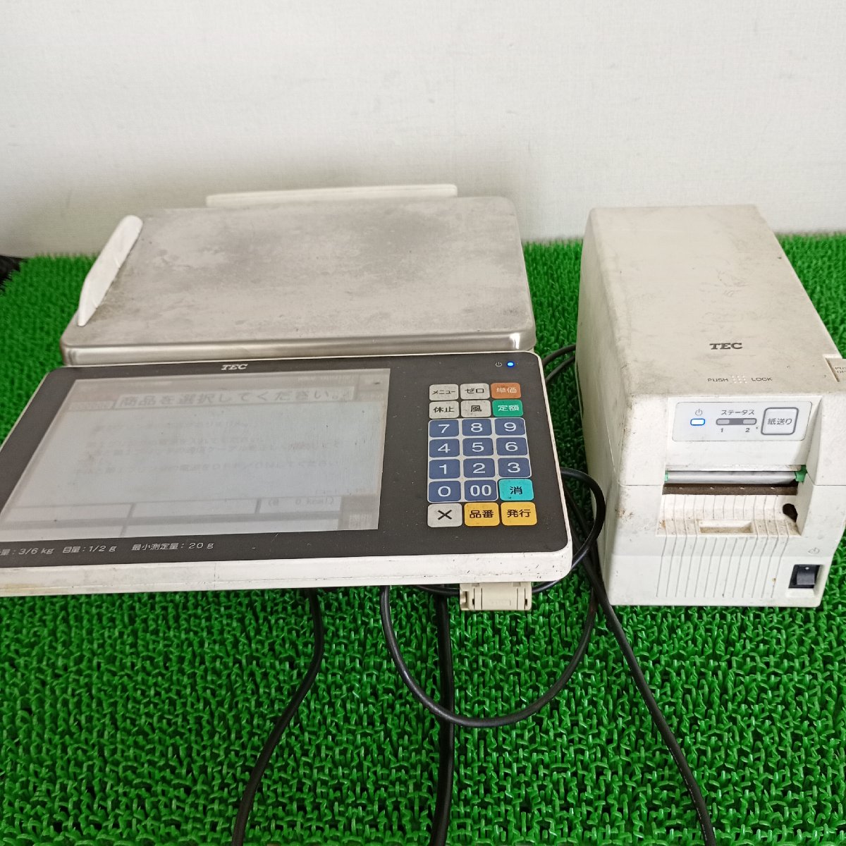 東芝テック SL-6300R 対面料金ばかり　SL-6300R プリンタ電源コード接触不良 ジャンク | 八雲機械工具
