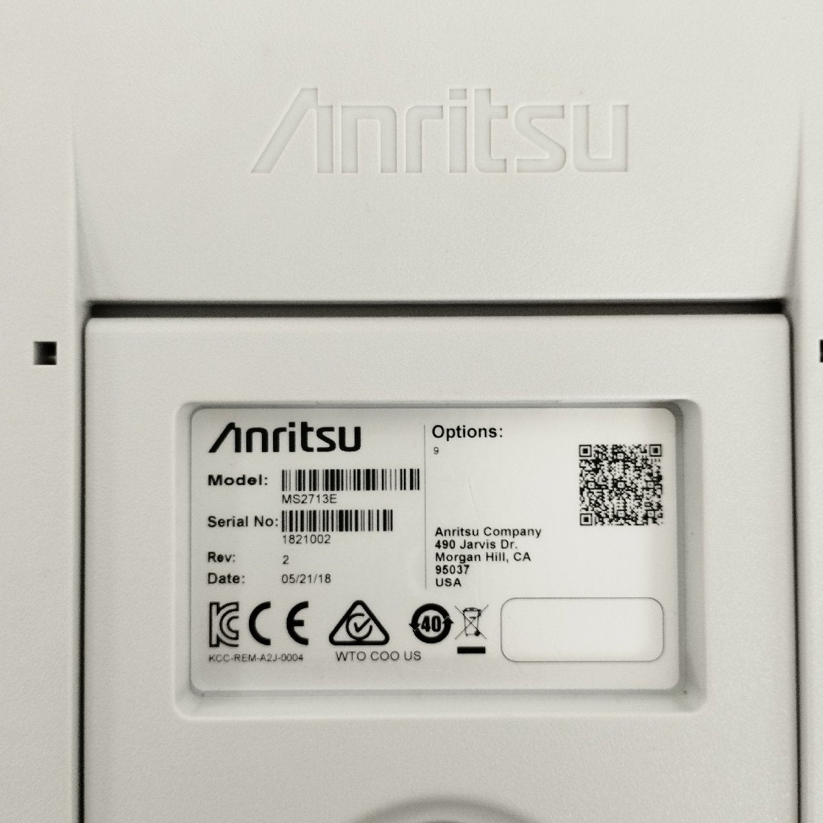 Anritsu アンリツ MS2713E スペクトラムアナライザ 中古 | 八雲機械工具