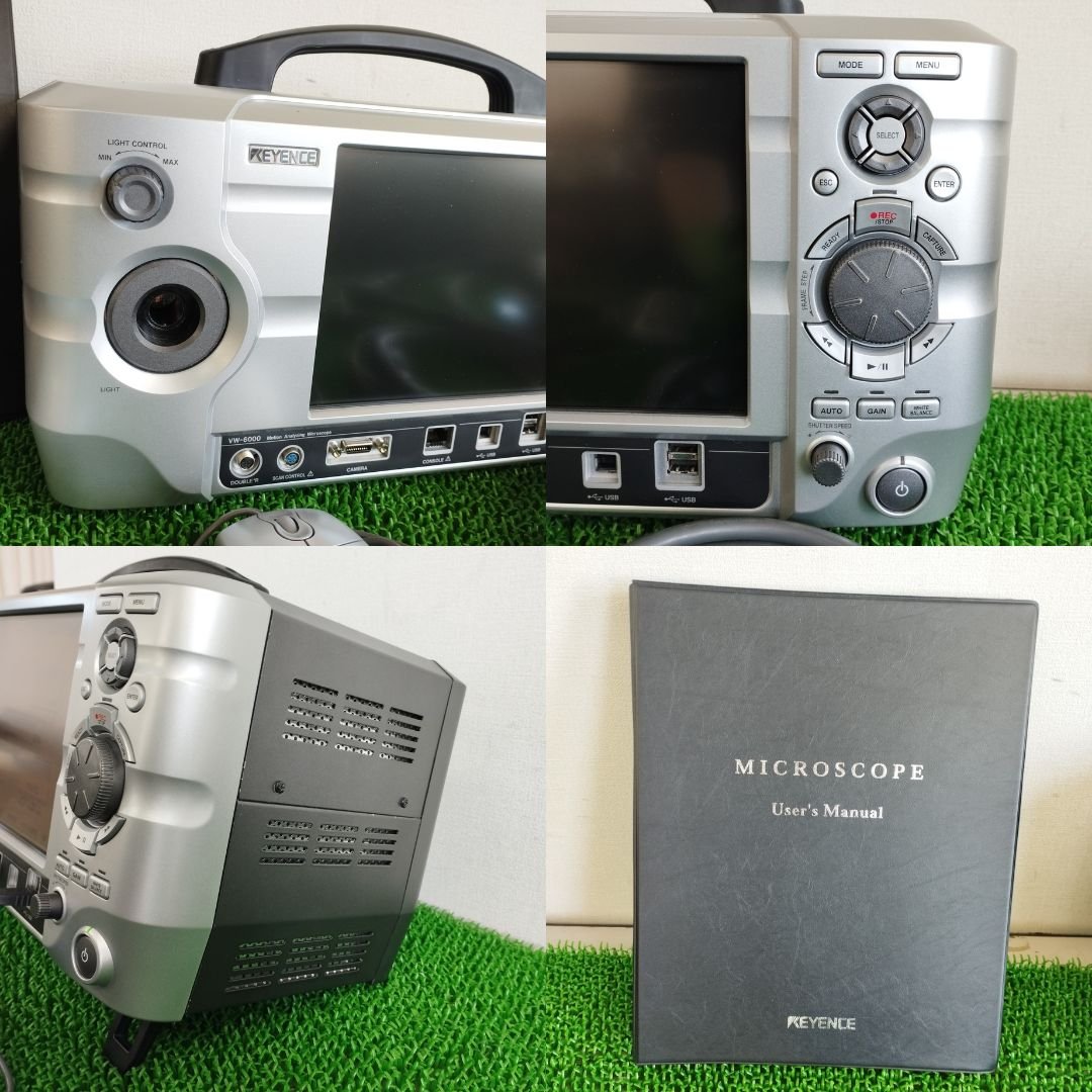 キーエンス マイクロスコープ VW-6000 VW-100C VW-Z1 中古 動き解析 収納ケース有 コンソール マウス ケーブル 保管品 | 八雲機械工具