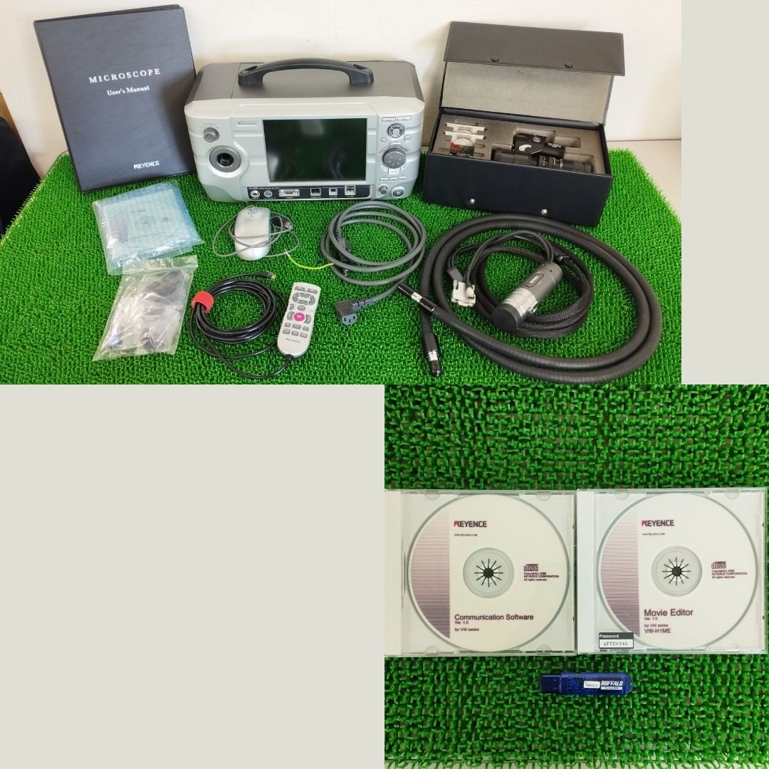 キーエンス マイクロスコープ VW-6000 VW-100C VW-Z1 中古 動き解析 収納ケース有 コンソール マウス ケーブル 保管品 | 八雲機械工具
