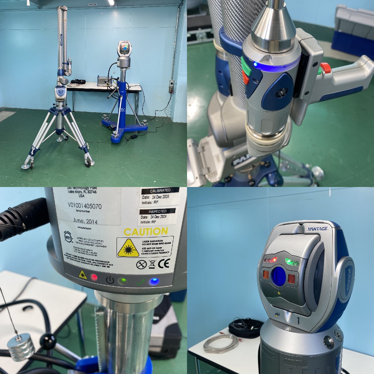 FARO Edge Arm / Leser Line Probe / Laser Tracker アーム式三次元測定機 通電のみ確認 ジャンク扱い Kioskアップデートの必要有 | 八雲機械工具