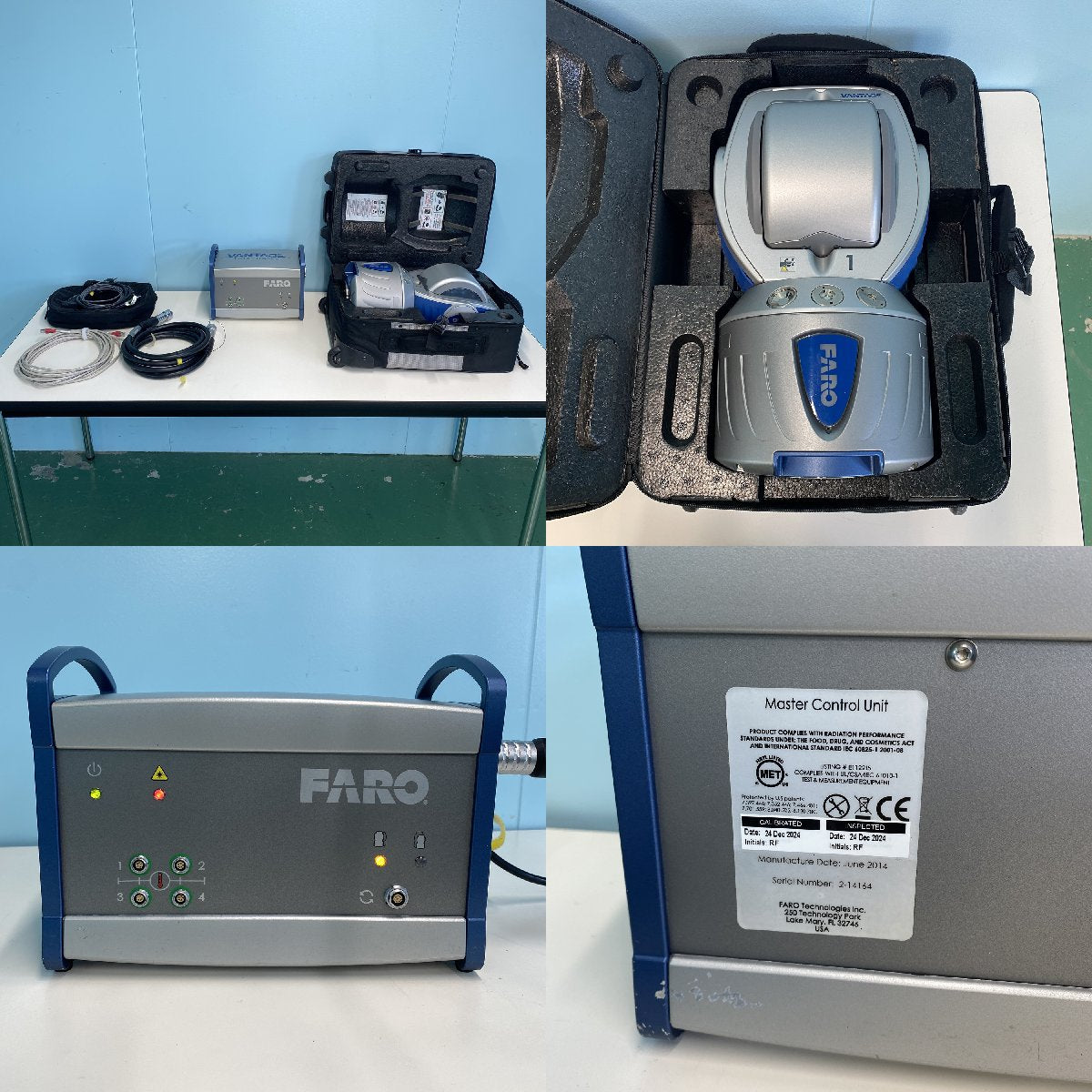 FARO Edge Arm / Leser Line Probe / Laser Tracker アーム式三次元測定機 通電のみ確認 ジャンク扱い Kioskアップデートの必要有 | 八雲機械工具